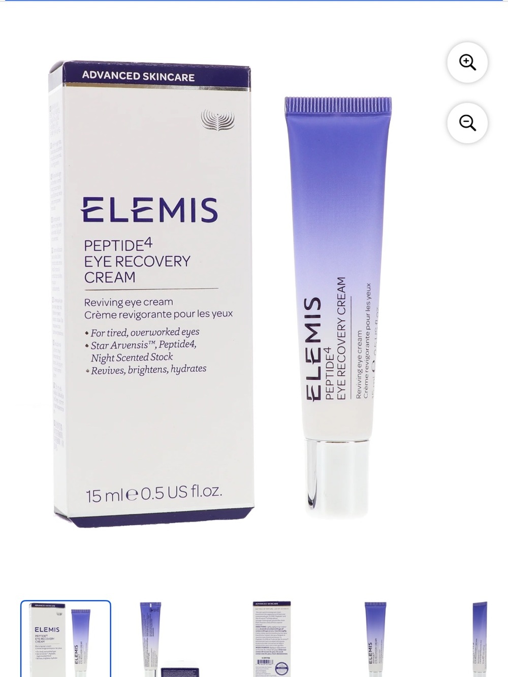 Elemis Peptide4 Eye Recovery Cream.